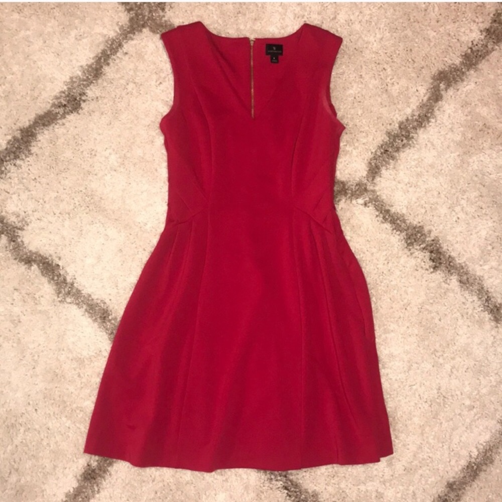 Red A-Line Dress